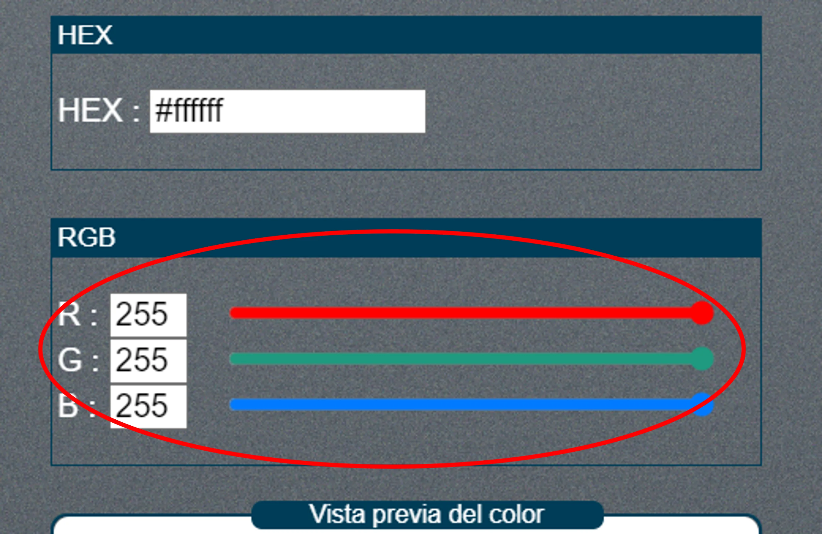 Segunda imagen Cómo convertir HEX en RGB